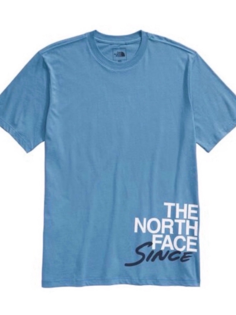 The North Face Light Blue Short-Sleeve Logo Tee